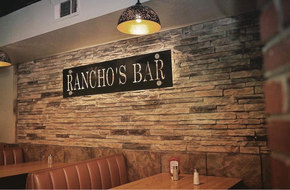 Rancho's Bar accent wall